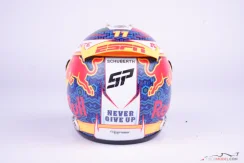Sergio Perez 2024 Red Bull mini helmet, 1:2 Schuberth