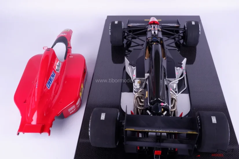 Model car Ferrari 643 Alain Prost 1991, 1:8 WRX Rosso | Tibormodel.com