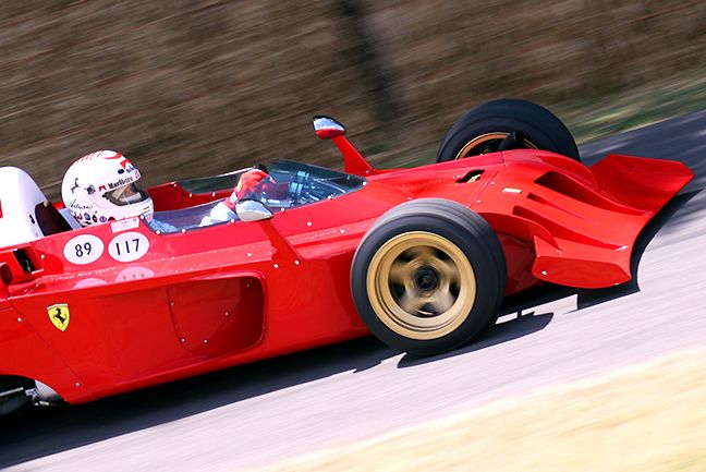 Ferrari 312B3 - Jacky Ickx (1972), "Spazzaneve" Test, s figúrkou pilota, 1:18 GP Replicas