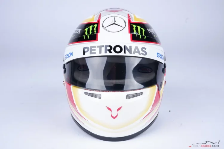 Helmet Lewis Hamilton Mercedes 2015, 1:2 Bell | Tibormodel.com