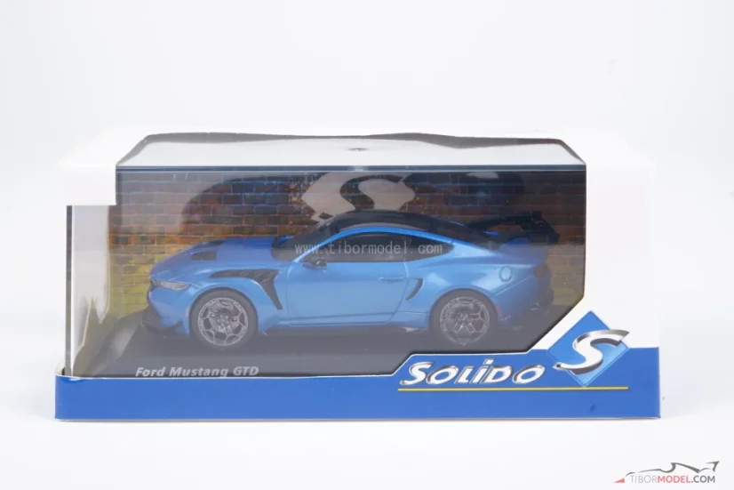 Ford Mustang GTD (2025) kék, 1:43 Solido