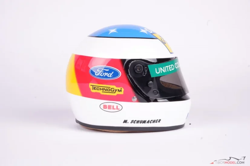 Michael Schumacher Camel Benetton 1992 přilba, VC Belgie, 1:2 Bell