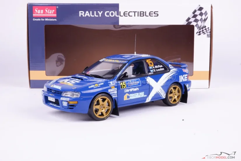 Subaru Impreza - McRae/ Loudon (2023) Mythical Cars Rally, 1:18 Sun Star