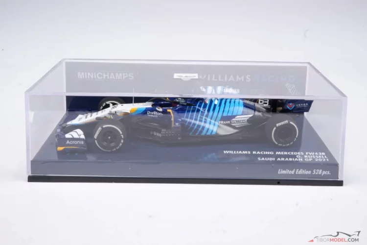 Williams FW43B - George Russell (2021), Saudi Arabian GP, 1:43 Minichamps