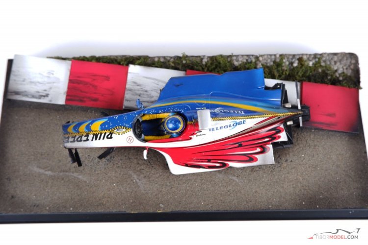 BAR 01 - R. Zonta 1999, nehoda Spa, 1:18