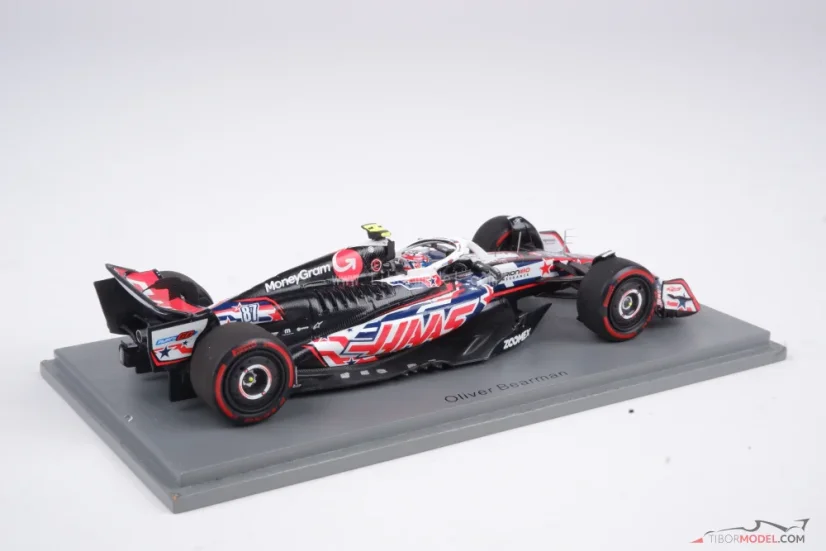 Haas VF-25 - Oliver Bearman (2025), US GP, 1:43 Spark