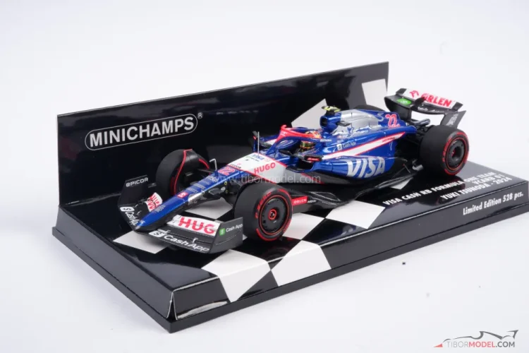 Visa RB VCARB 01 - Yuki Tsunoda (2024), 1:43 Minichamps