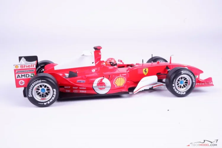 Model car Ferrari F2004 Schumacher, 1:18 Hot Wheels