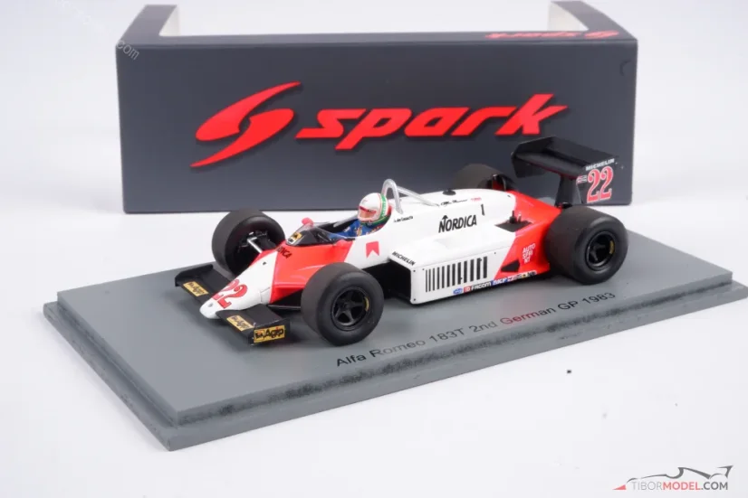 Alfa Romeo 183T - Andrea de Cesaris (1983), VC Nemecka, 1:43 Spark