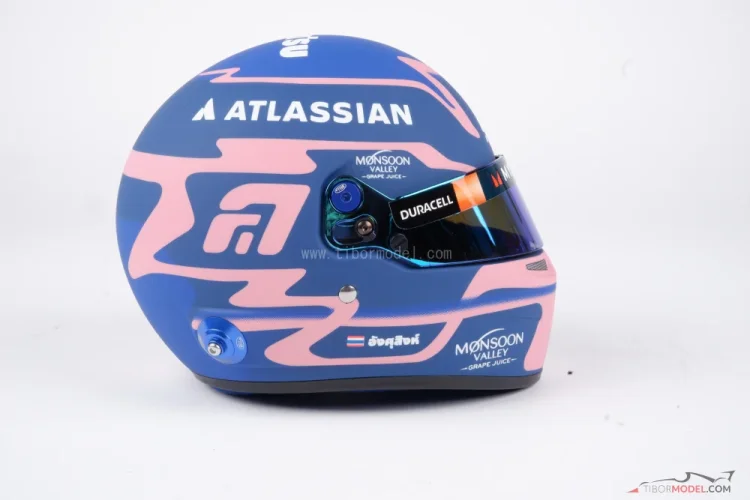 Alex Albon 2025 Williams mini prilba, 1:2 Bell