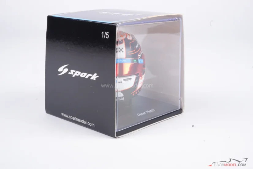Oscar Piastri 2023, GP Monaco McLaren helmet, 1:5 Spark