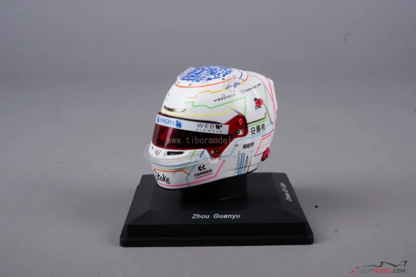 Zhou Guanyu 2024 Chinese GP, Sauber helmet, 1:5 Spark