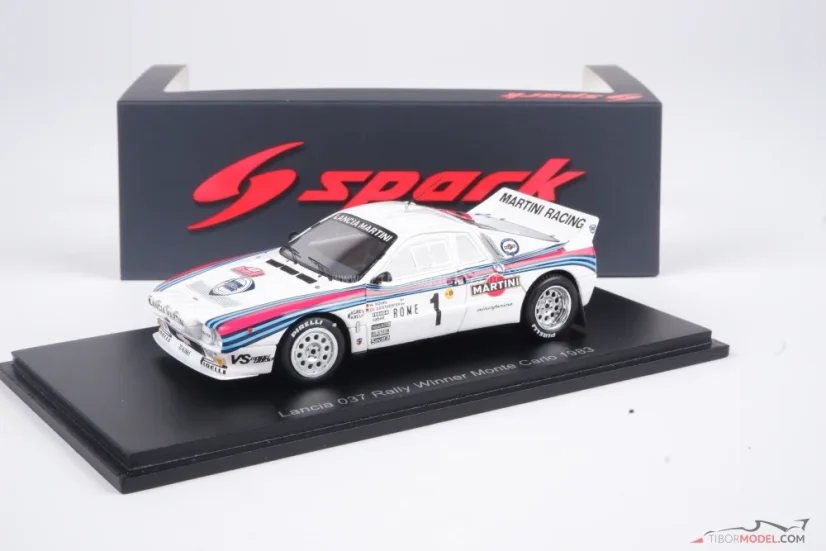 Lancia 037 Rally - Röhrl/Geistdörfer (1983), Monte Carlo Rally, 1:43 Spark