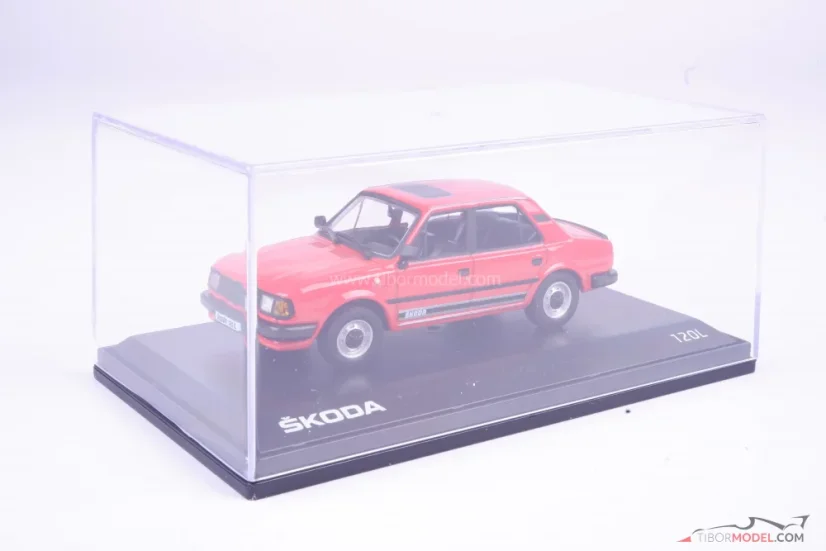 Skoda 120L (1984), piros, 1:43 Abrex
