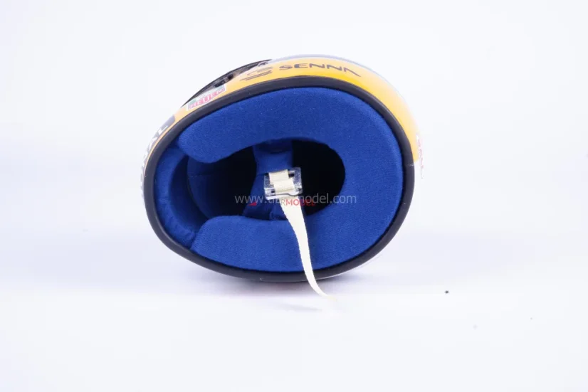 Ayrton Senna mini helmet, 30 years legacy, 1:2 Bell
