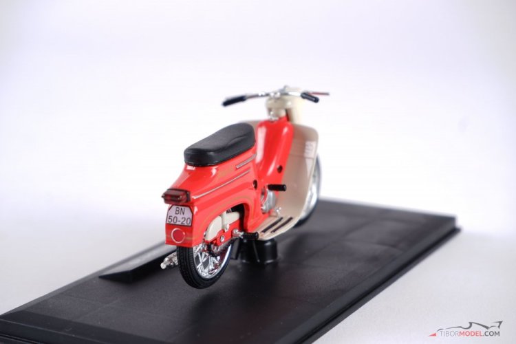 Jawa 50 Pionier typ 20 červená (1967), 1:18 Abrex