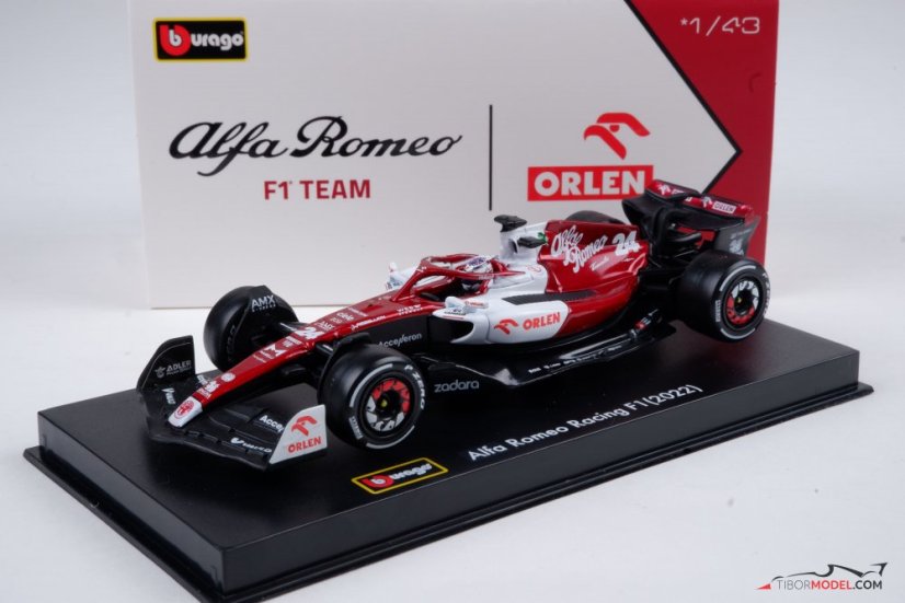 Alfa Romeo C42 - Guanyu Zhou (2022), 1:43 BBurago Signature