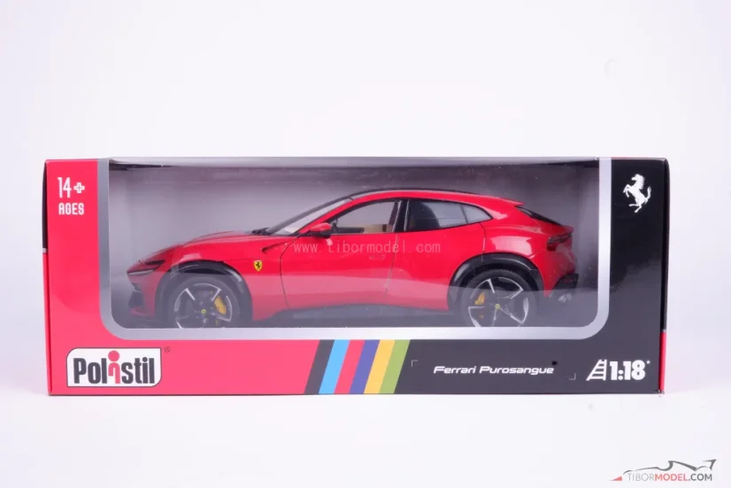 Ferrari Purosangue (2022) piros rosso corsa, 1:18 Polistil