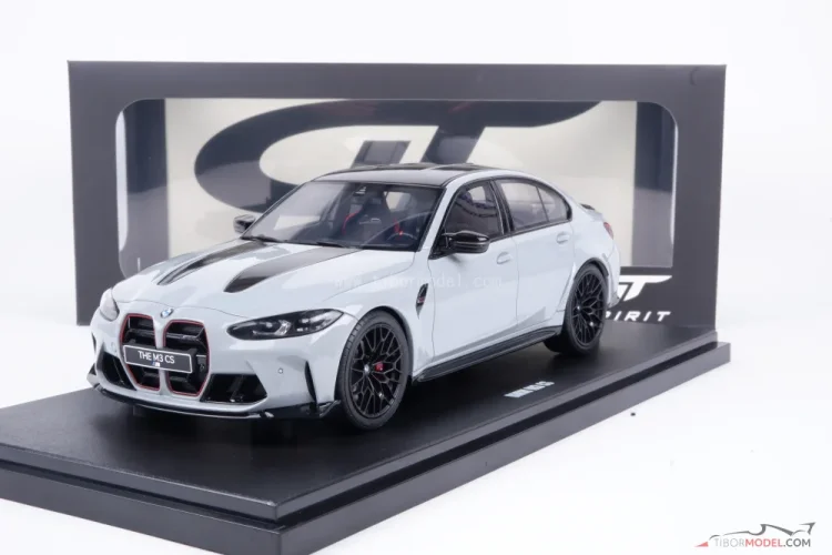 BMW M3 CS (2024) šedé, 1:18 GT Spirit