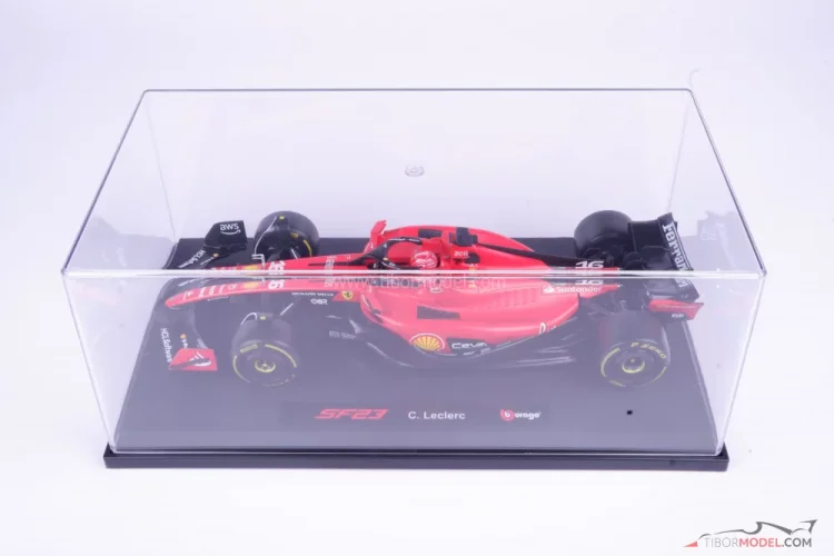 Showcase for the F1 model cars from Bburago, scale 1:18