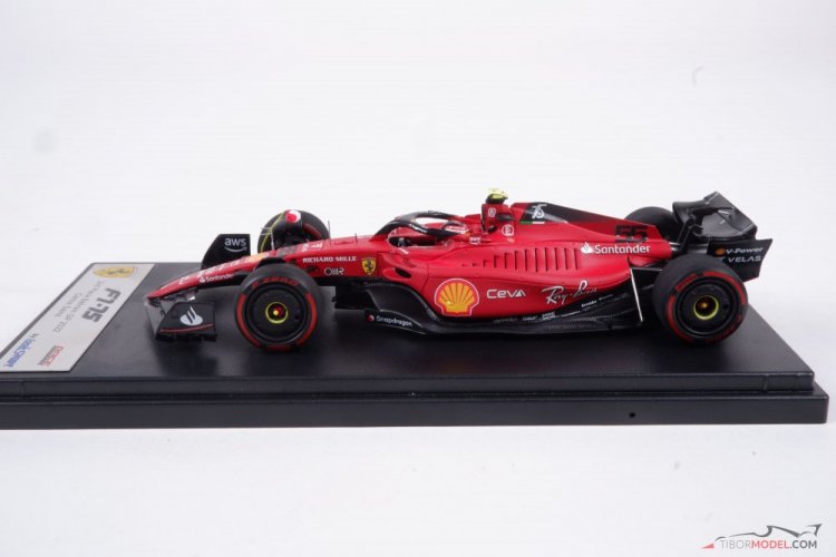 Ferrari F1-75 - Carlos Sainz Jr. (2022), 2. helyezett Bahreini Nagydíj, 1:43 Looksmart