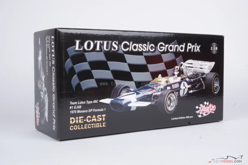 Lotus 49c - Graham Hill (1970), VC Monaka, 1:18 Quartzo
