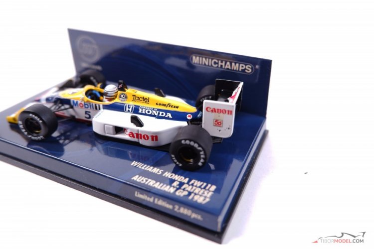 Williams FW11b - R. Patrese (1987), 1:43 Minichamps