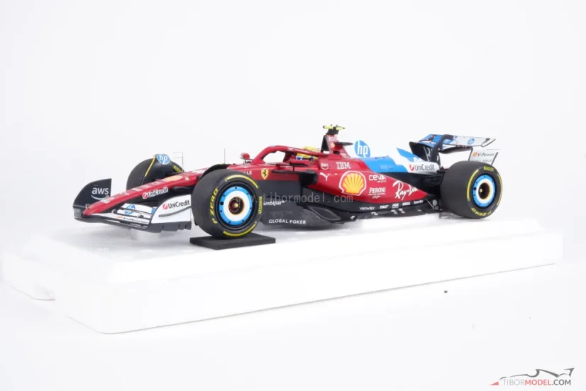 Ferrari SF-25 - Lewis Hamilton (2025), Miami GP, with driver figurine 1:18 BBR