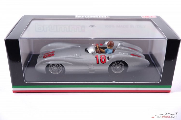 Model Mercedes W196 Fangio 1954 World Champion, 1:43- tibormodel.com