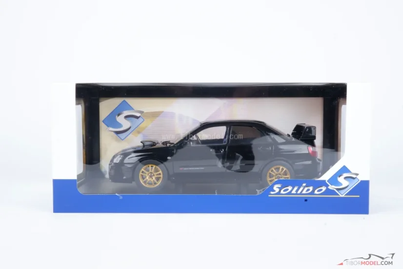 Subaru Impreza WRX STi (2004) fekete, 1:18 Solido