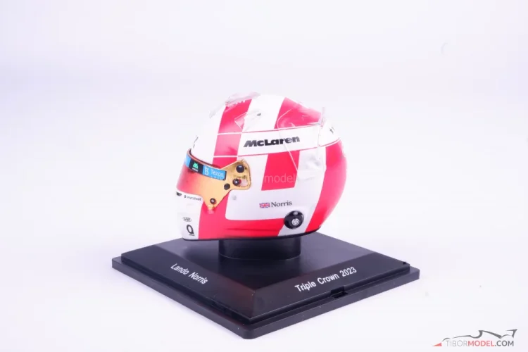 Lando Norris 2023 Monaco GP, McLaren helmet, 1:5 Spark