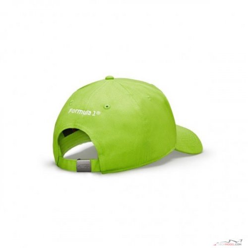 F1 lime green cap