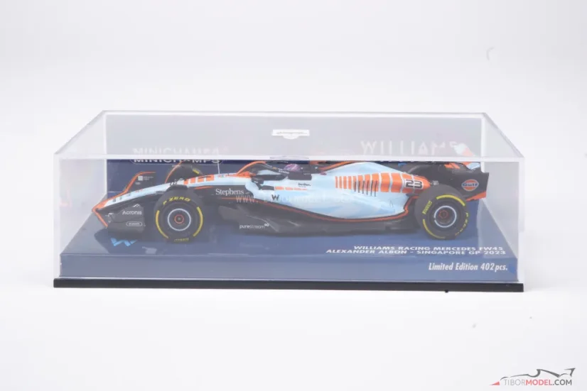Williams FW45 - Alex Albon (2023), Singapur, 1:43 Minichamps