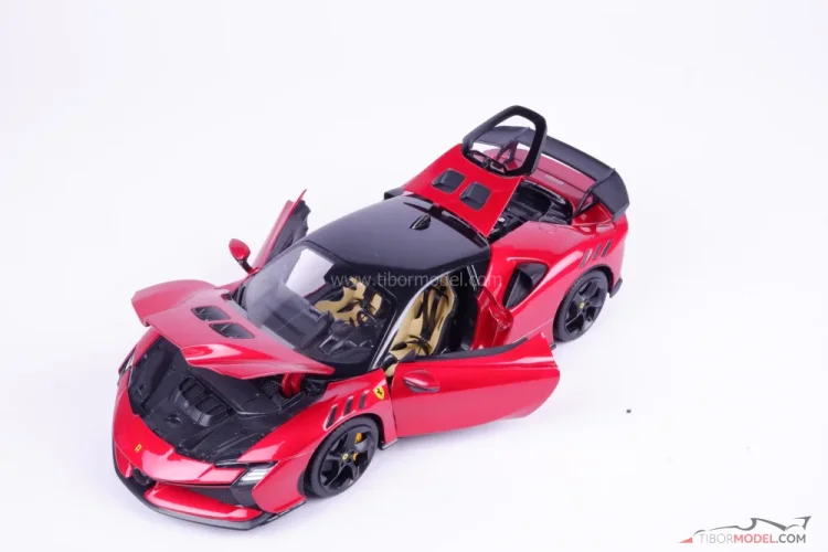 Ferrari SF90XX Stradale (2024) červené, 1:18 Bburago