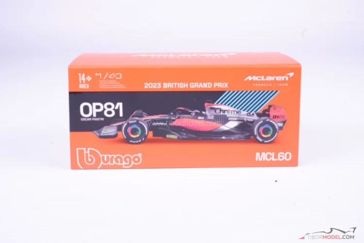 McLaren MCL60 - Oscar Piastri (2023), 1:43 BBurago Signature