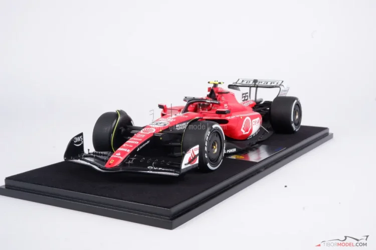 Model car Ferrari SF-23 Sainz 2023, 1:18 Looksmart | Tibormodel.com