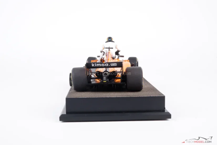 Diorama McLaren MCL33 - Fernando Alonso nehoda 2018 Belgicko, 1:18