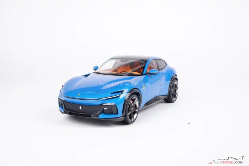 Ferrari Purosangue (2022) modré, 1:18 Polistil