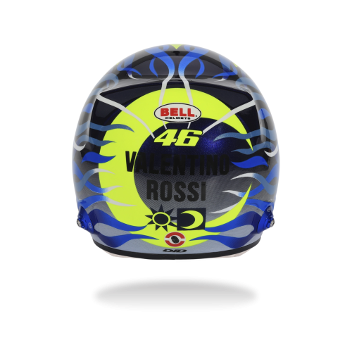 Valentino Rossi 2024 mini helmet, 1:2 Bell