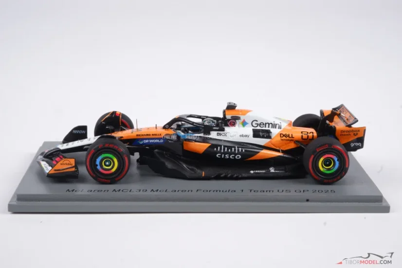McLaren MCL39 - Oscar Piastri (2025), VC USA, 1:43 Spark