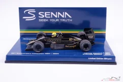 Lotus Renault 98T - Ayrton Senna (1986), špinavá verzia, 1:43 Minichamps