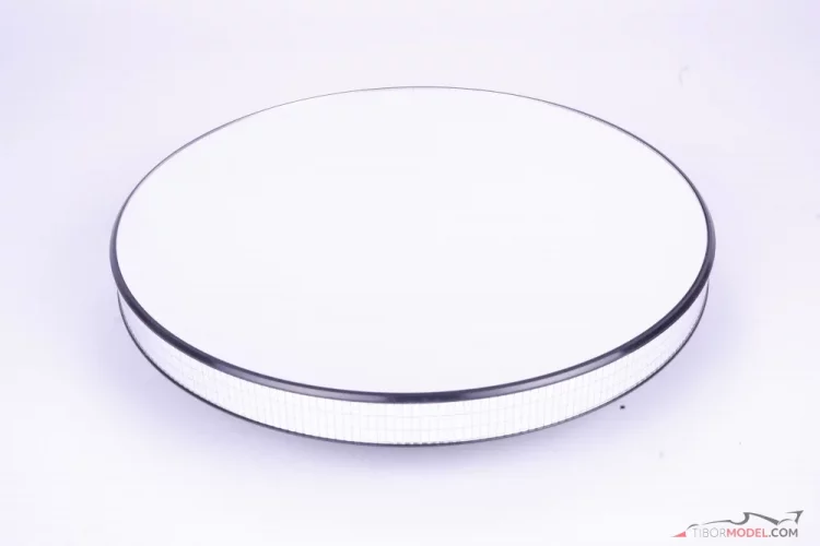 Rotary mirrored turntable for model cars and mini helmets, Triple9