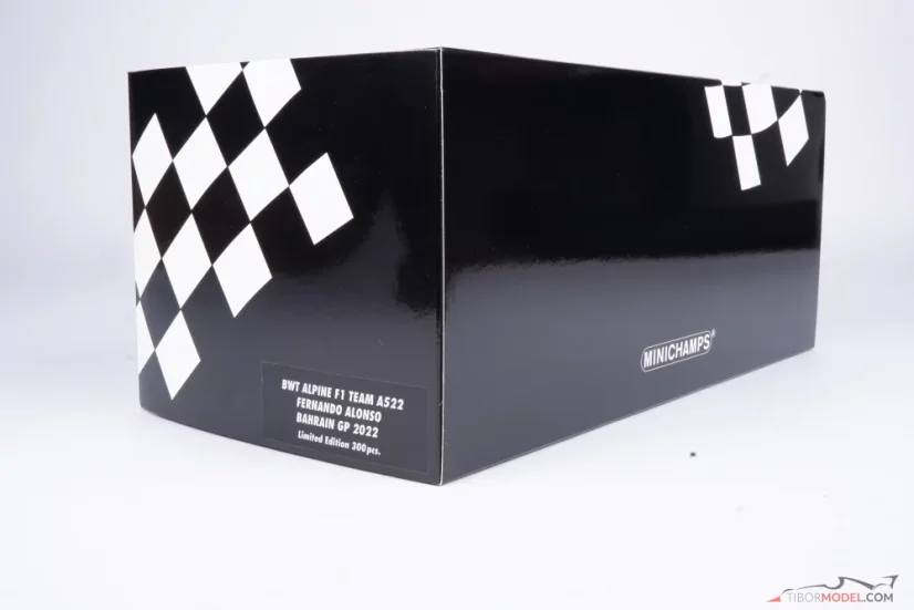 Alpine A522 - Fernando Alonso (2022), Bahrain GP, 1:18 Minichamps