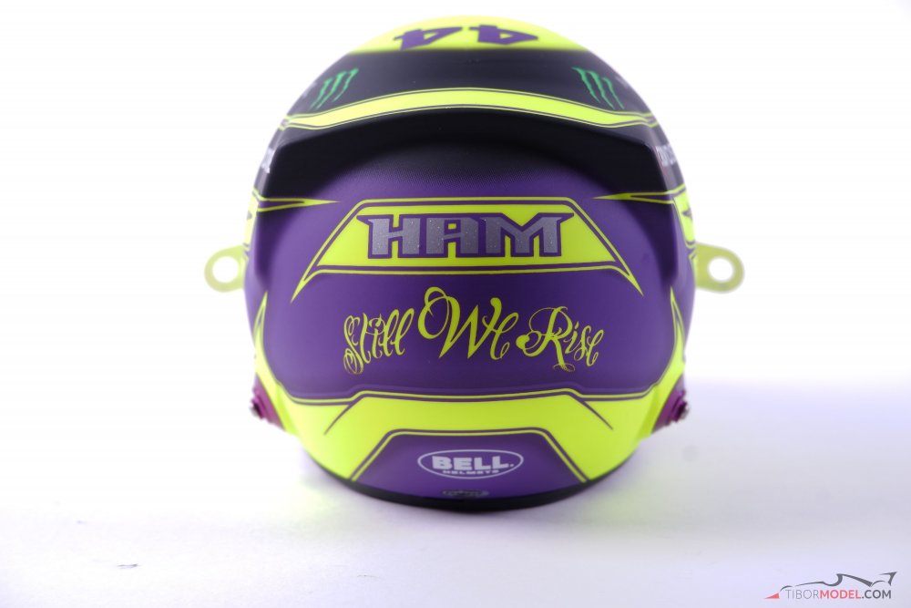 Helmet Lewis Hamilton Mercedes 2022, 1:2 Bell | Tibormodel.com