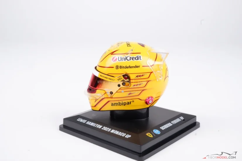 Lewis Hamilton 2025 VC Monaka mini prilba, Ferrari, 1:5 Looksmart