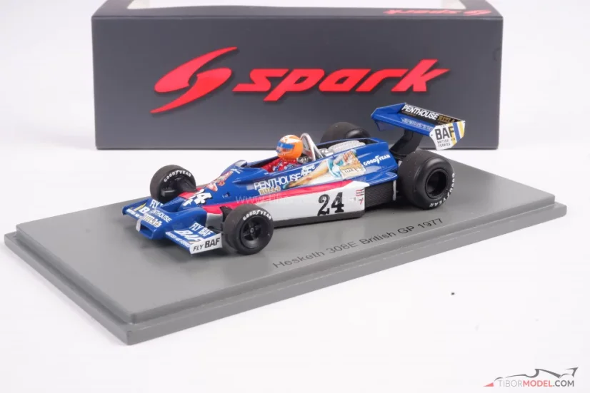 Hesketh 308E - Rupert Keegan (1977), Silverstone, 1:43 Spark