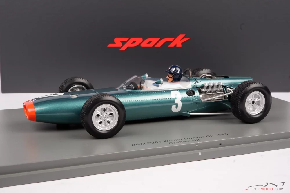 Model BRM P261 Graham Hill 1965, 1:18 Spark | Tibormodel.com