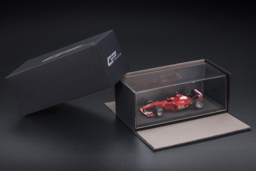 Ferrari F1-2000 - Michael Schumacher (2000), Winner Italy, with driver figure 1:43 GP Replicas