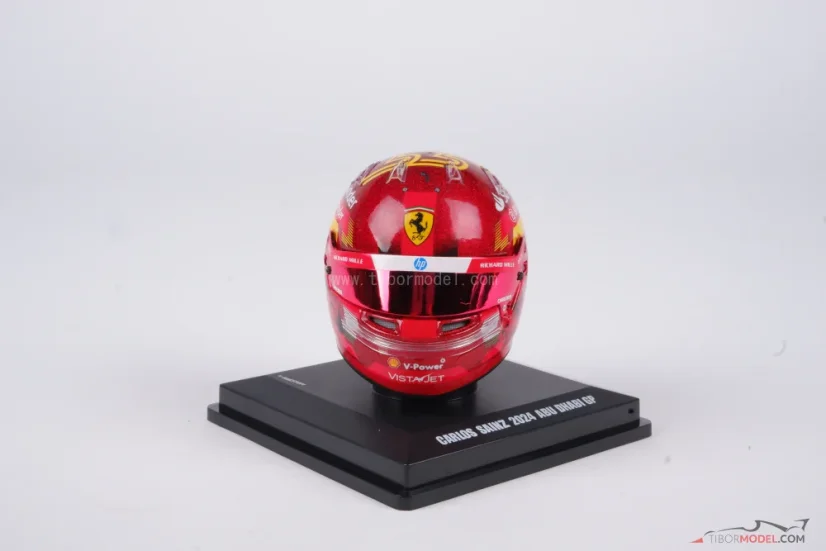 Carlos Sainz 2024 VC Abu Dhabi mini přilba, Ferrari, 1:5 Looksmart