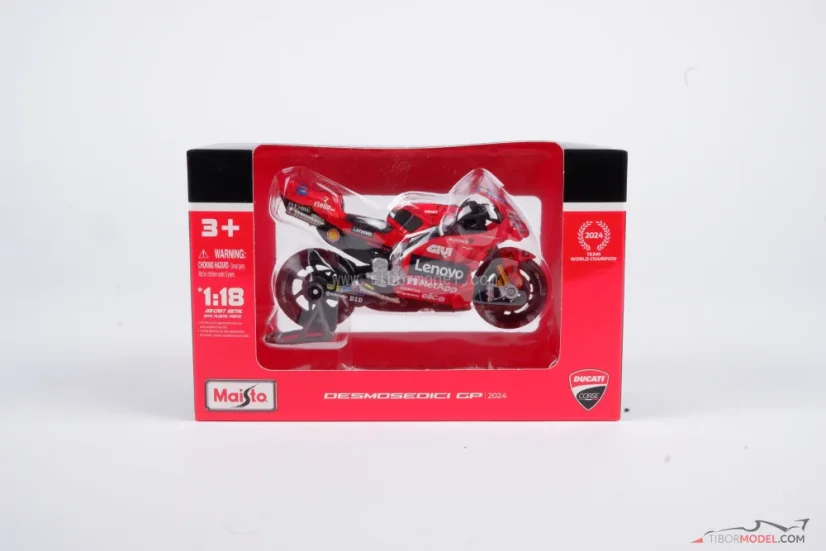 Ducati GP24 - Francesco Bagnaia (2024), 1:18 Maisto